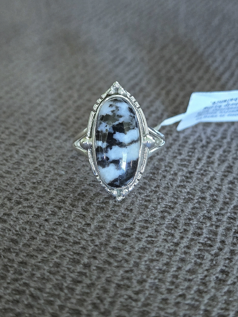 Shivam Zebra🦓 Jasper Statement Ring💍 - NWT